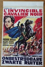 INVINCIBLE CAVALIER NOIR zorro