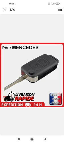 Coque clé pour mercedes - coque,