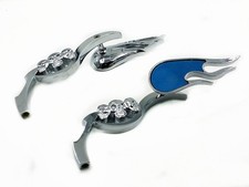 Skull Flame Rétroviseur latéral pour Harley Honda Kawasaki Suuzki Yamaha Cruiser