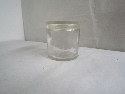 Ancien pot creme verre - ancien,