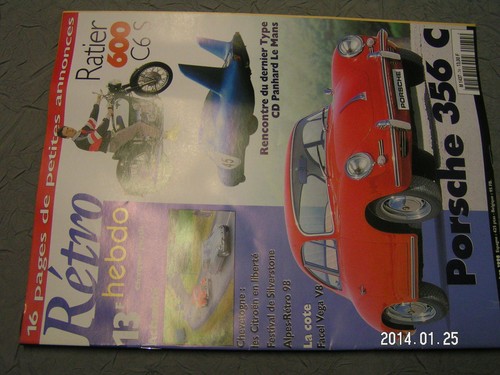Retro hebdo porsche 356c - retro,