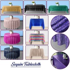 Sequin Paillette Table Tissu