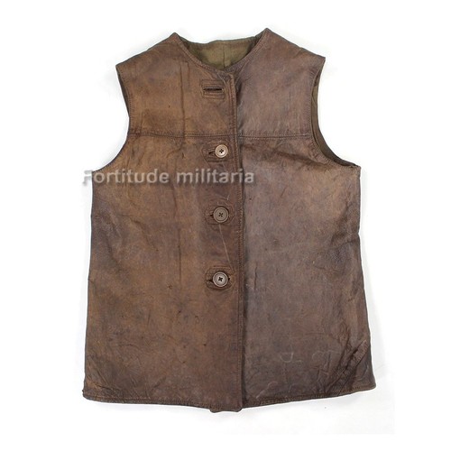 Leather jerkin anglais wac - jerkin,