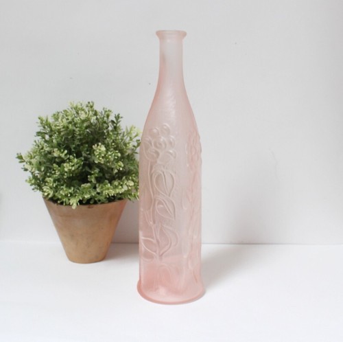 Vase art déco verre rose - déco,