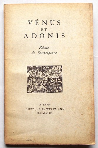 Vénus adonis william - -,