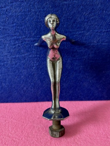 Mascotte bronze argenté - mascotte,