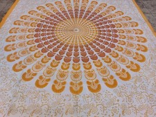 Grand Couvre-lit indien floral