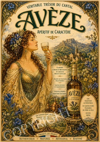 Photo affiche vintage - photo, a4