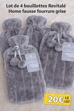 Lot de 4 bouillottes Revitalé
