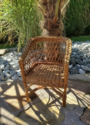 Fauteuil enfant osier - fauteuil, en