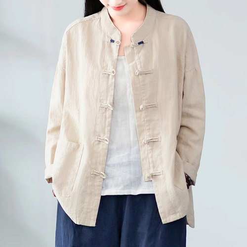 Femme coton chinois chemisier - chinois,