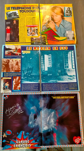 Claude francois poster - claude, podium