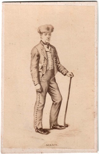 Cdv alsace alsacien costume - cdv.alsace.alsacien, en