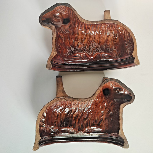 Ancien moule agneau - ancien, à