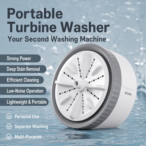 Portable turbine washer mini - turbine,