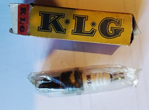 Ancienne bougie allumage klg - ancienne, d'allumage