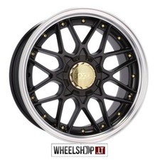 Jantes noires Haxer HX025 R17 5x120 4x 17 pouces ET30 8J pour BMW E46 E36 E90