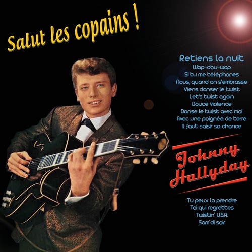 Johnny hallyday salut - -,
