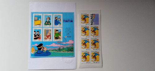 Carnets timbres tintin 2000 - timbres,