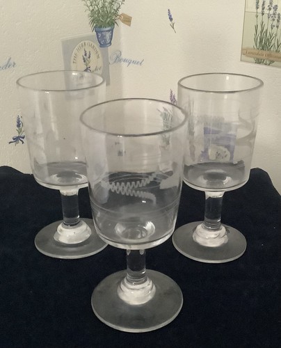 Anciens verre gravure - gravure, au