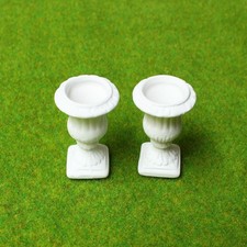 Pot fleurs blanc 2 - pot, de