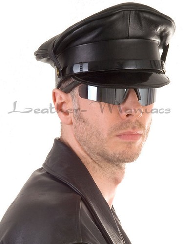 Leather maniacs casquette - leather, en