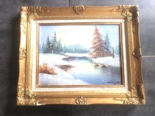 Cadre ancien en bois mouluré