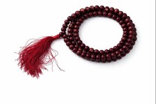 Mala santal rouge Collier