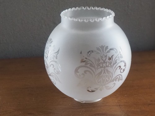 Globe boule verre grave - verre,