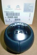 POMMEAU LEVIER DE VITESSE 6 VITESSES CUIR ORIGINAL POUR PEUGEOT 807 3008 5008