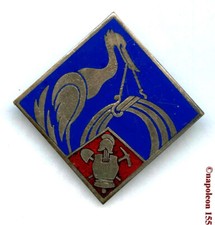 GENIE  Parc du Génie d’Armée Fabrication Fraisse Demey dos lisse en émail