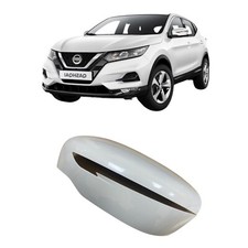 Rétroviseur Coque Peint pour Nissan Qashqai 2014-2021 Qab Echantillon Blanc Left