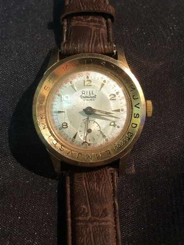 Montre vintage calendographe - montre,