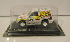 Voiture 1/43 - Ixo Altaya - Mitsubishi 4x4 #206 - Paris-Dakar 1998