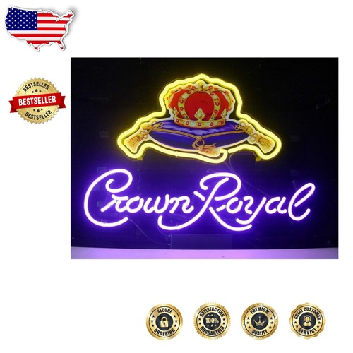 Crown Royal Neon Sign Yellow