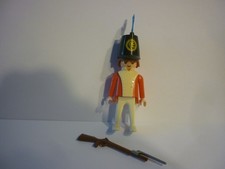 PLAYMOBIL vintage pirates soldat anglais tunique rouge  3544