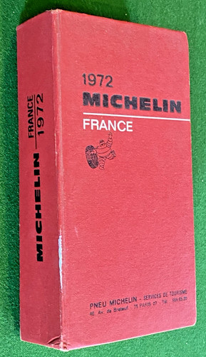 Guide michelin rouge 1972 - guide,
