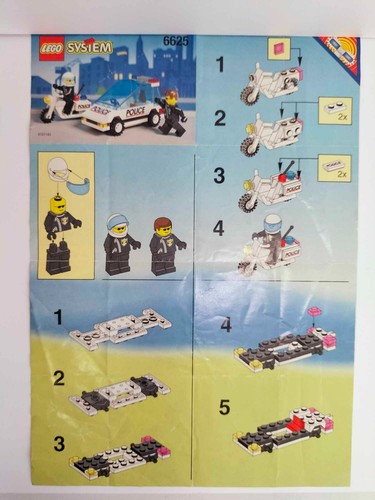 Notice lego system police - lego, 6625