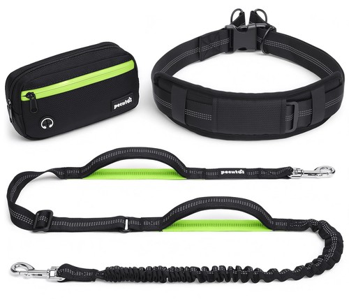 Laisse main libre chien avec - laisse,