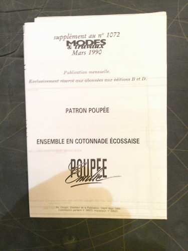Patron poupée emilie modes - poupée,