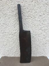 Ancien tranchoir / Feuille / Fendoir / Fer forgé  / Outils anciens