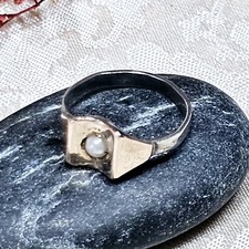 Bague chevalière art déco - art,