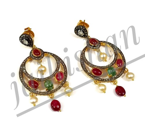 Boucle oreille pendante - pendante, en