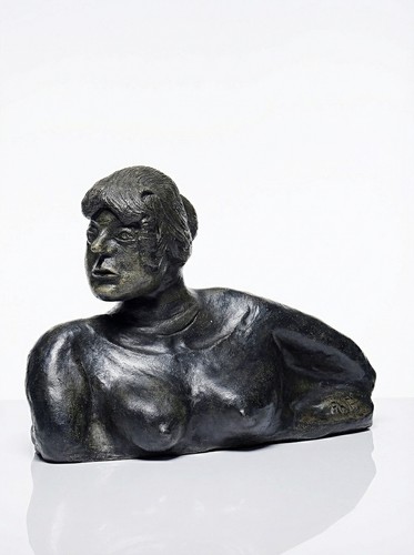 Buste femme céramique xxe - buste, de