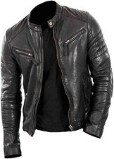 Veste de motard classique en