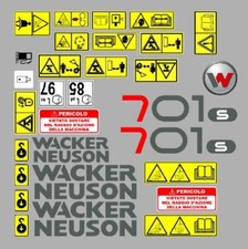 Wacker Neuson 701 S Stickers