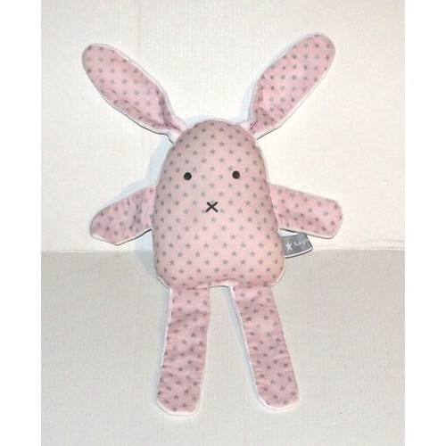 Doudou lapin rose - doudou,