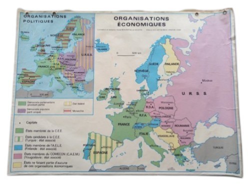 Grande carte scolaire - grande,