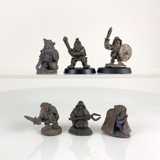 x6 Guerriers Nains Métal