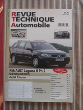 Revue Technique Renault Laguna II 2 1.9 DCi 110 125 130 FAP 2005 2007 Rta 
